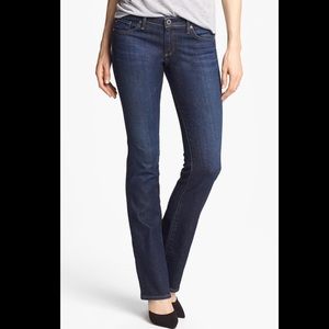 AG 'Olivia' Skinny Bootcut Jeans Blue